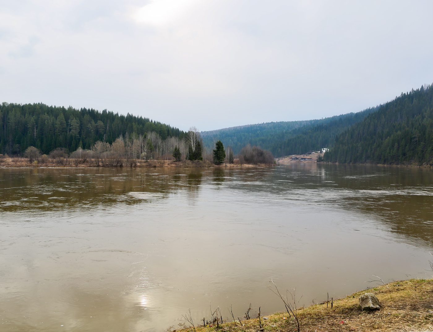Кын и его окрестности, изображение ландшафта.