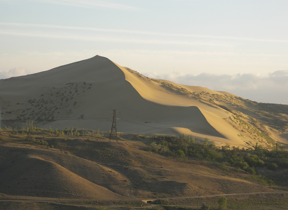 Бархан Сарыкум, image of landscape/habitat.