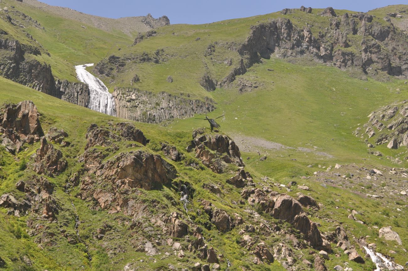Водопад Терскол, image of landscape/habitat.