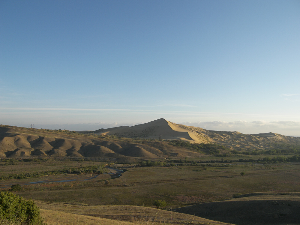 Бархан Сарыкум, image of landscape/habitat.
