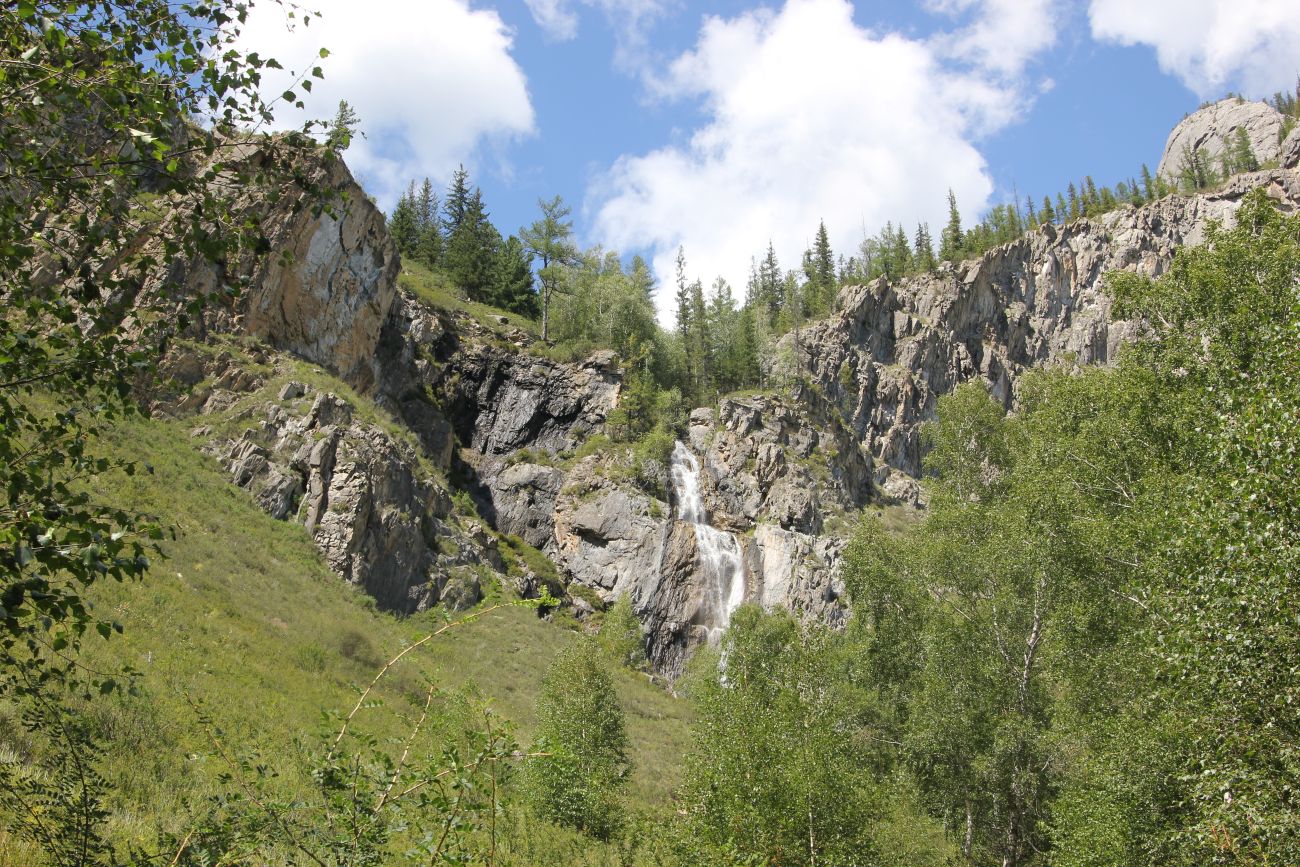 Окрестности водопада Ширлак, image of landscape/habitat.