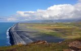 Южное побережье Исландии, изображение ландшафта.