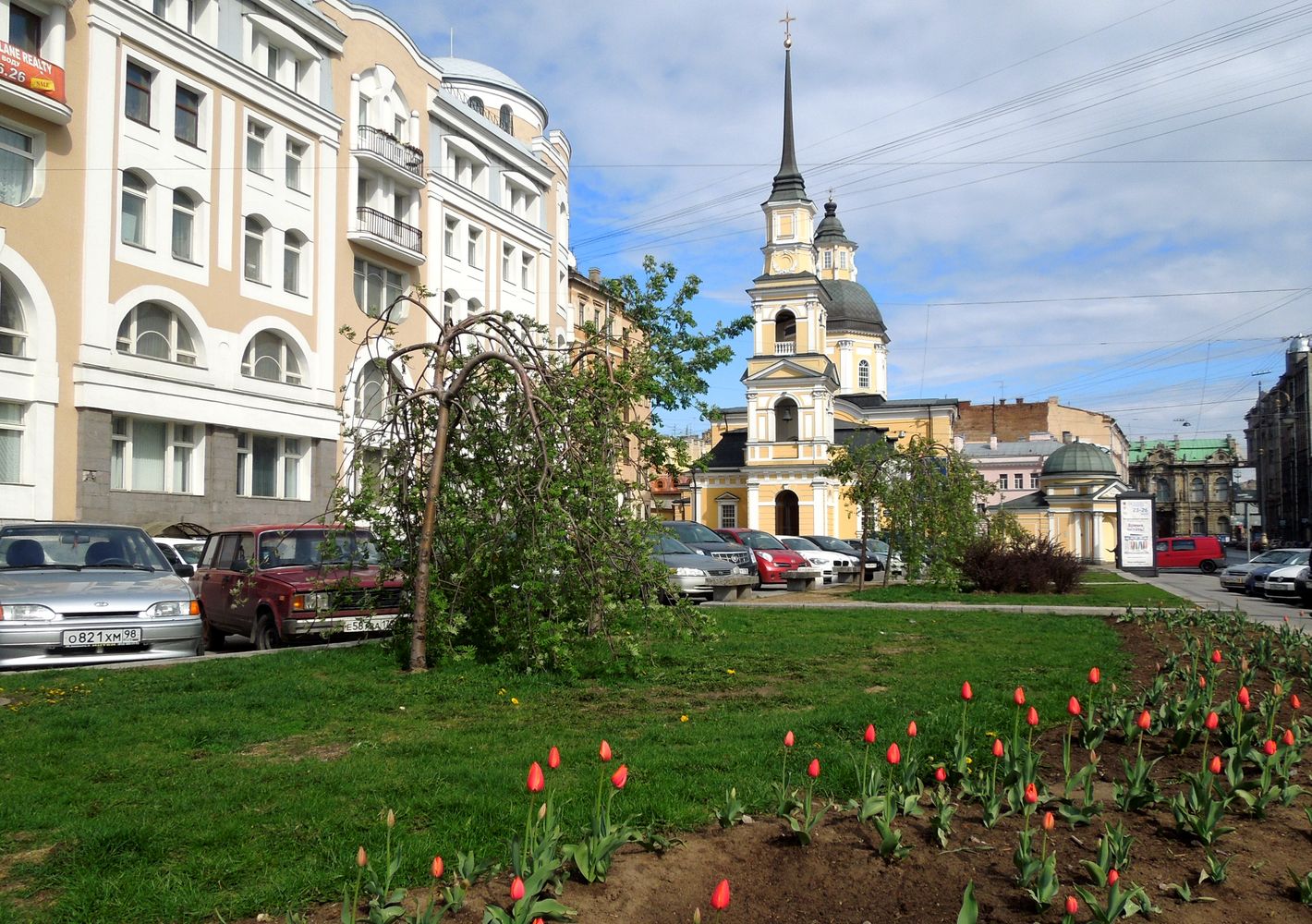 Центральный р-н Санкт-Петербурга, изображение ландшафта.