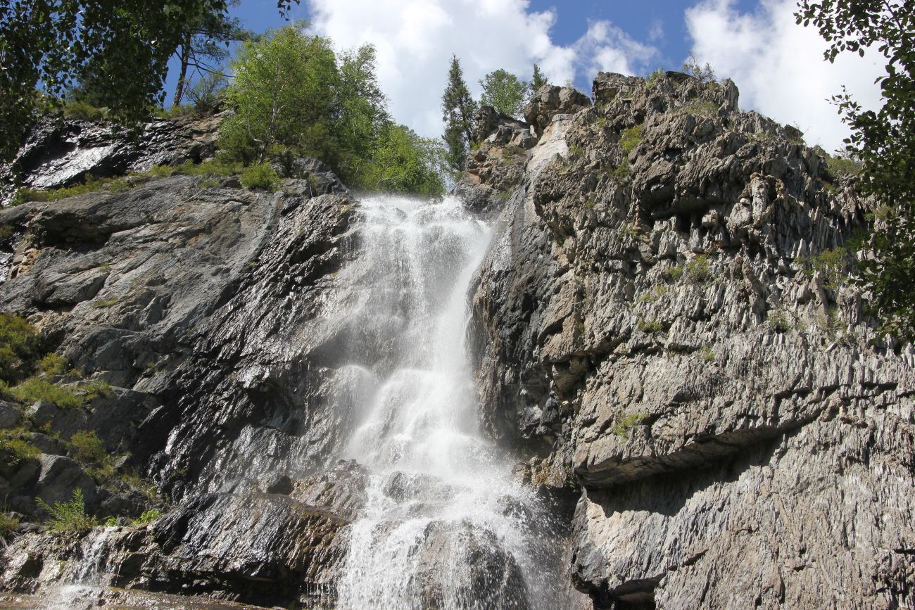 Окрестности водопада Ширлак, image of landscape/habitat.