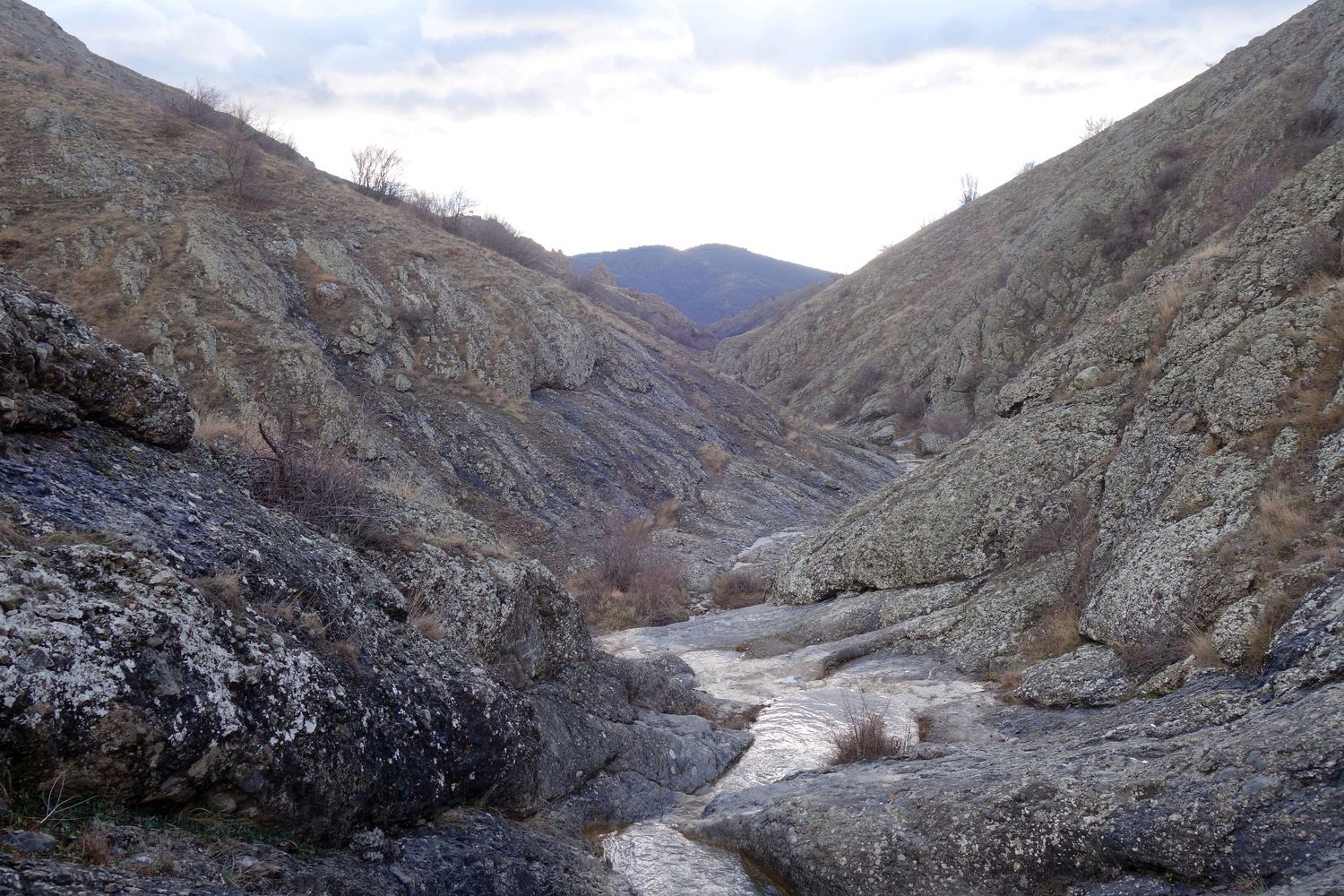 Ущелье реки Пананьян-Узень, image of landscape/habitat.