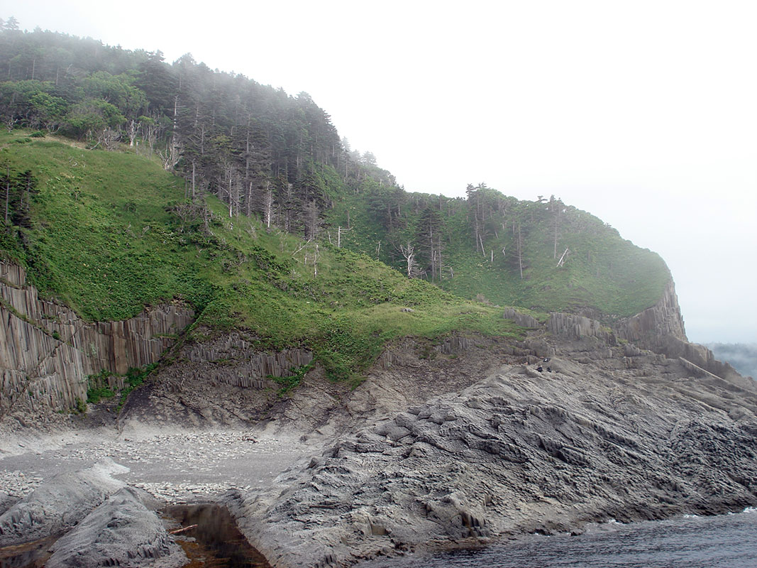 Окрестности мыса Столбчатый, image of landscape/habitat.