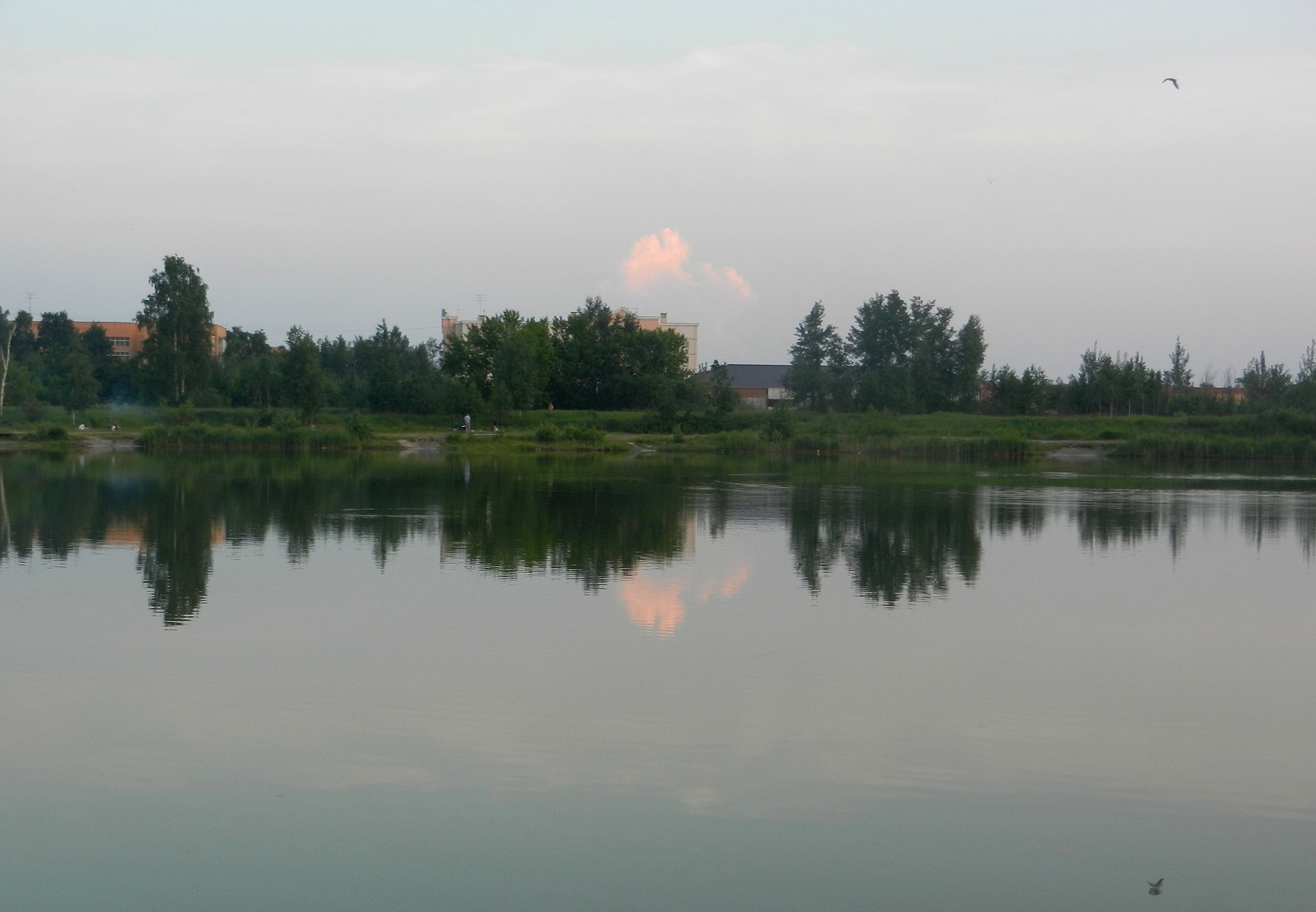 Стахановское озеро, изображение ландшафта.