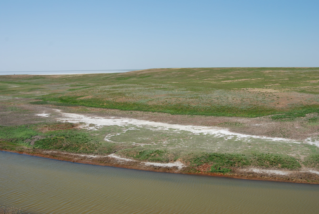 Побережье озера Эльтон, image of landscape/habitat.