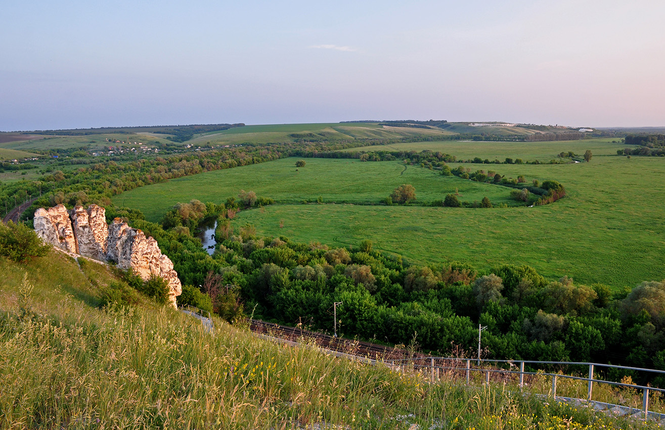 Дивногорье, изображение ландшафта.