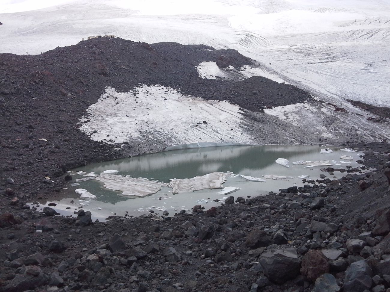 Окрестности хижины Олейникова, image of landscape/habitat.