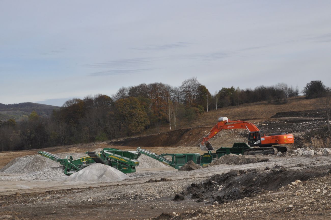Карьер компании "Волма", image of landscape/habitat.