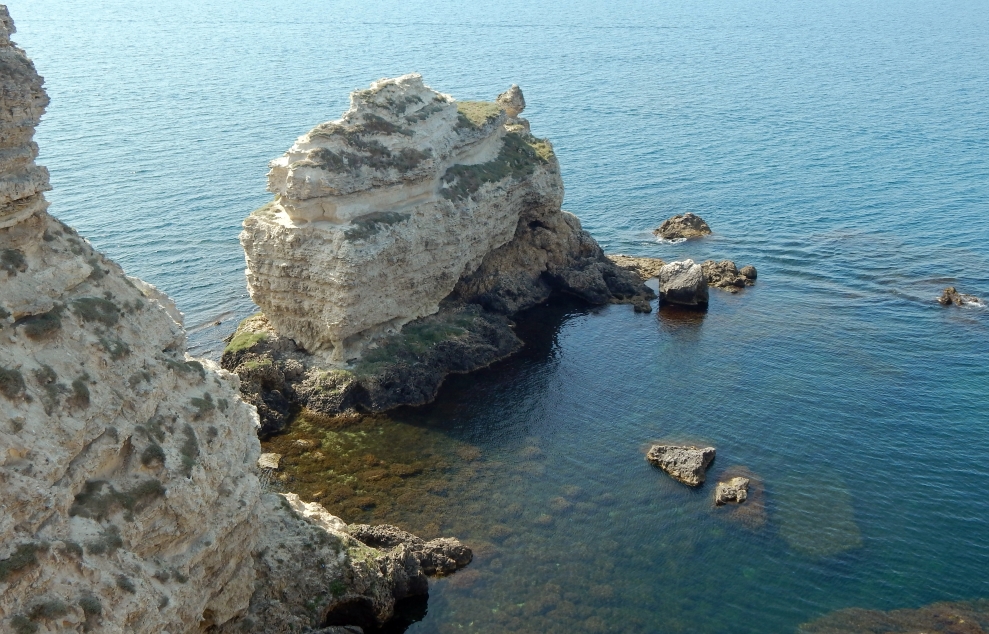 Мыс Тарханкут, image of landscape/habitat.