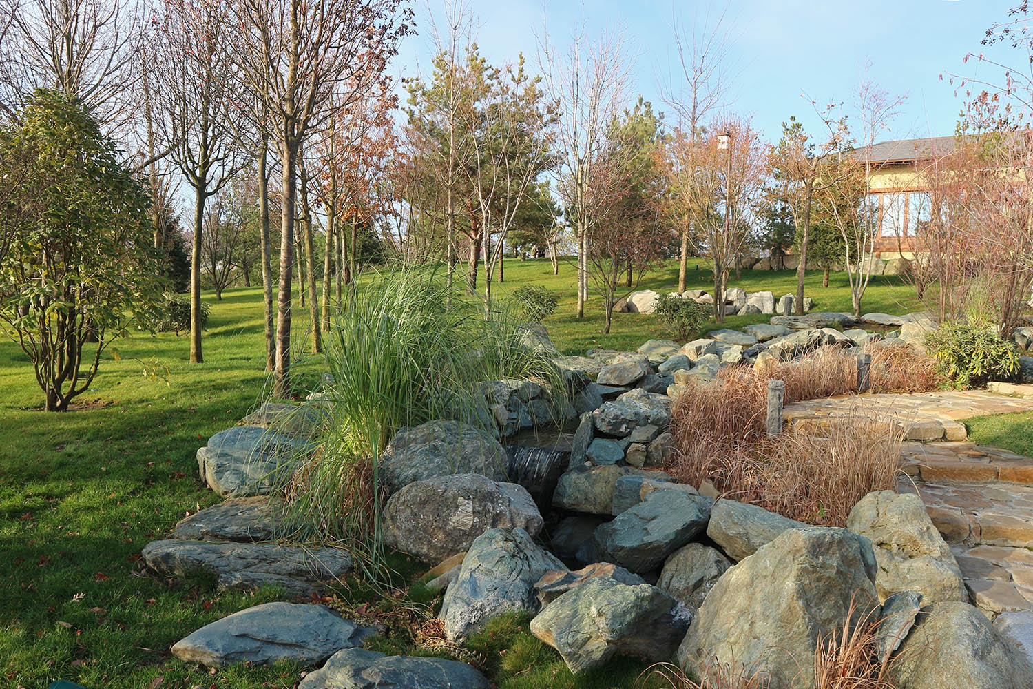 Японский сад в парке Галицкого, image of landscape/habitat.