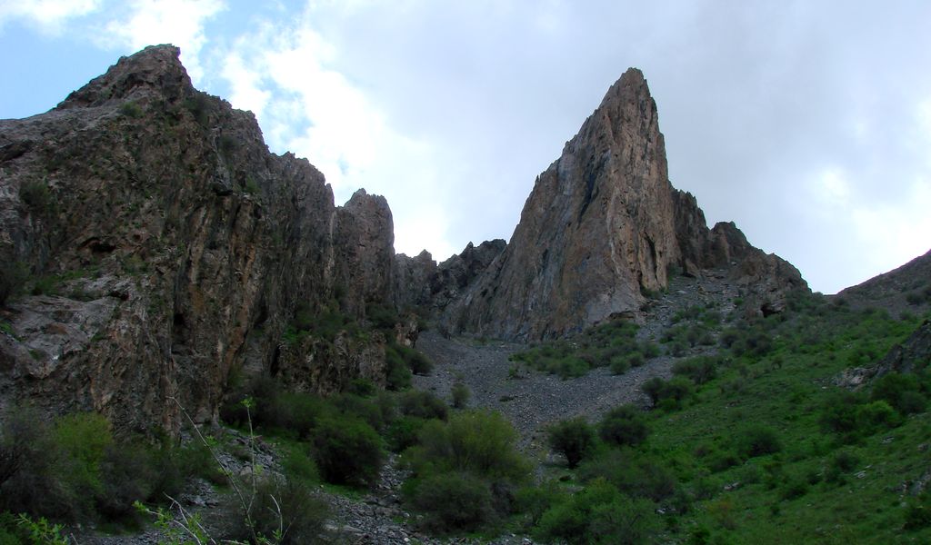 Гора Паррандас, изображение ландшафта.