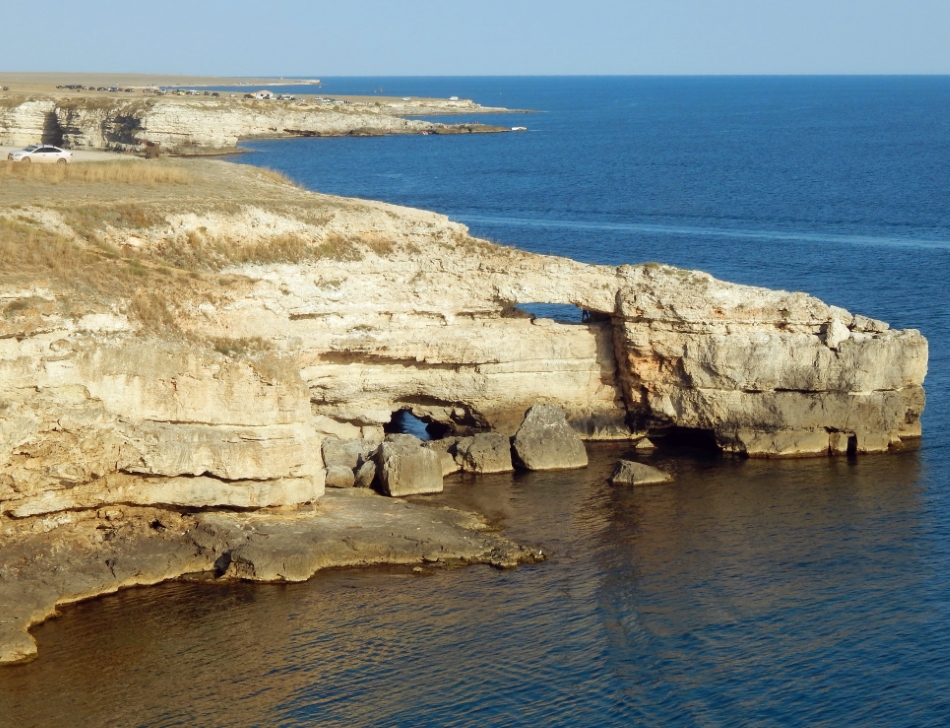 Мыс Тарханкут, image of landscape/habitat.