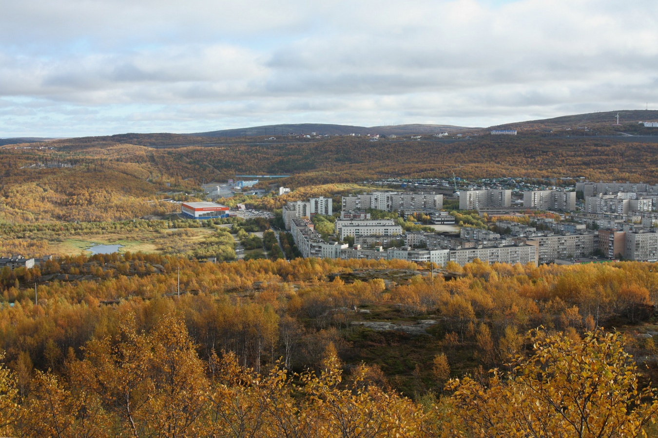 Мурманск, изображение ландшафта.