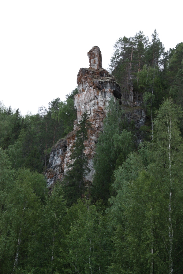 Вишера, среднее течение, изображение ландшафта.