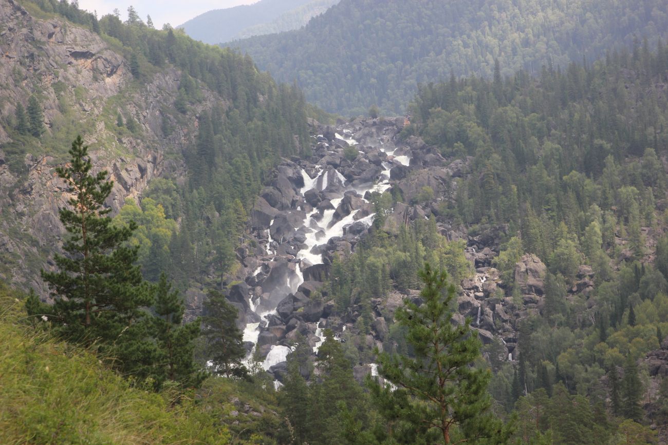 Окрестности водопада Учар, image of landscape/habitat.