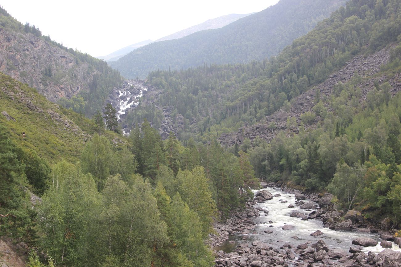 Окрестности водопада Учар, изображение ландшафта.