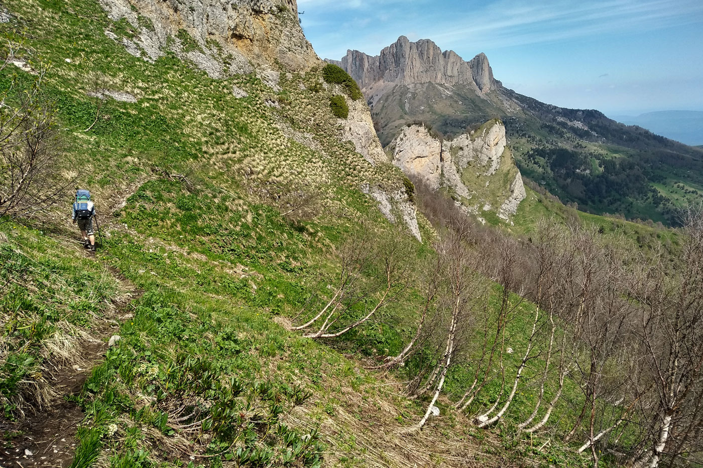 Гора Малый Тхач, image of landscape/habitat.