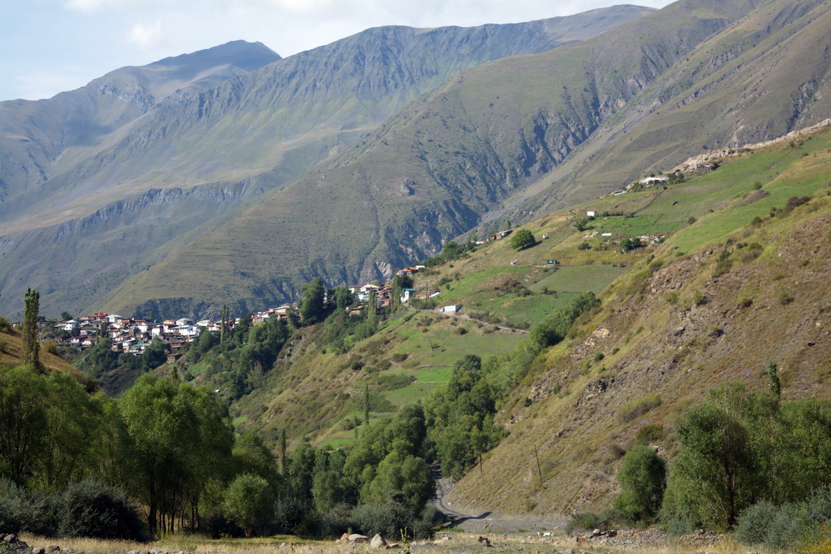 Цахурская долина, изображение ландшафта.