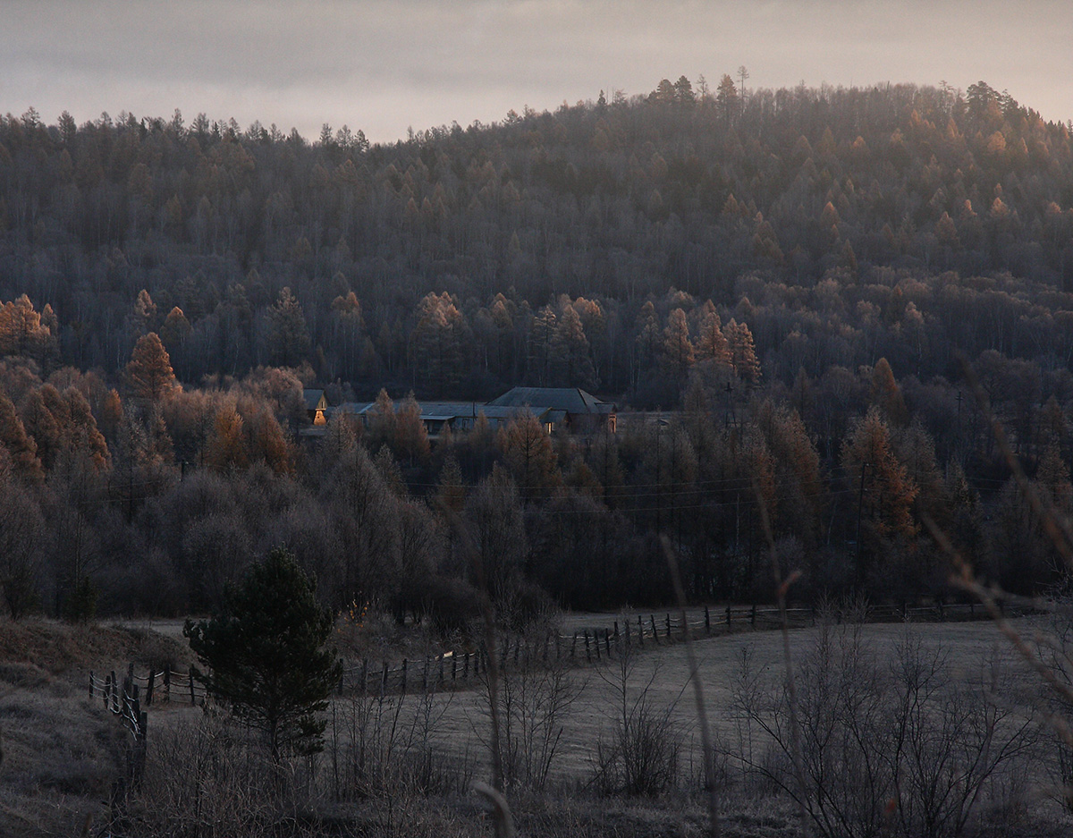 Излучина Иркута близ Тибельти, image of landscape/habitat.
