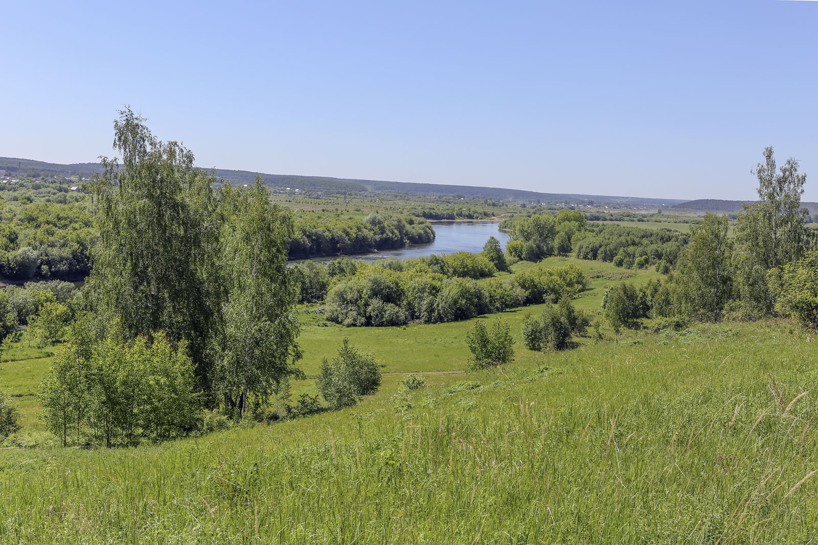 Спасская гора и её окрестности, изображение ландшафта.