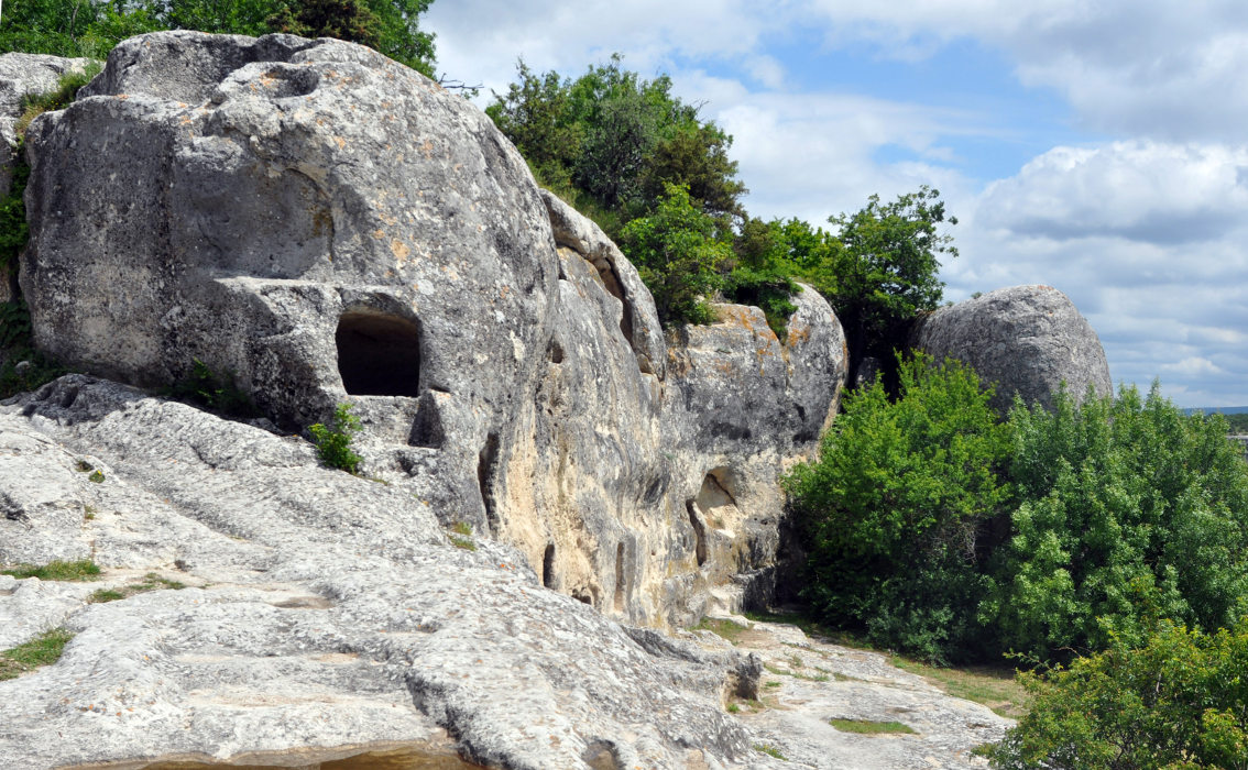 Пещерный город Эски-Кермен, image of landscape/habitat.