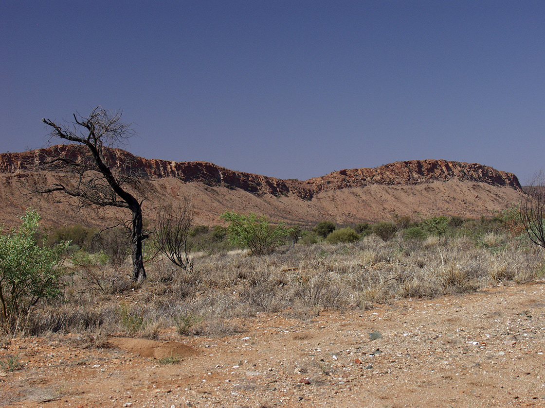 Alice Springs и окрестности, изображение ландшафта.