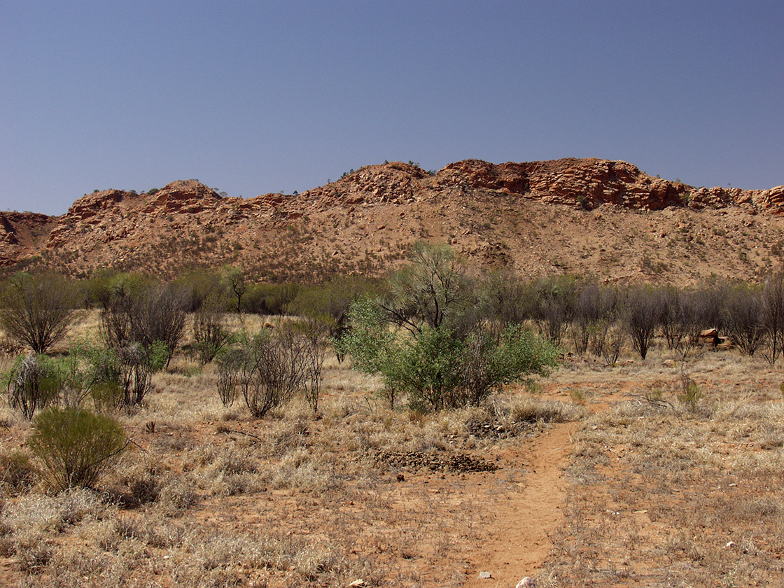 Alice Springs и окрестности, изображение ландшафта.