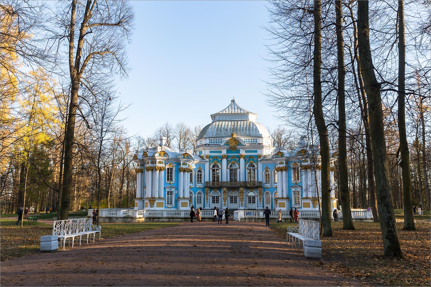 Город Пушкин, изображение ландшафта.