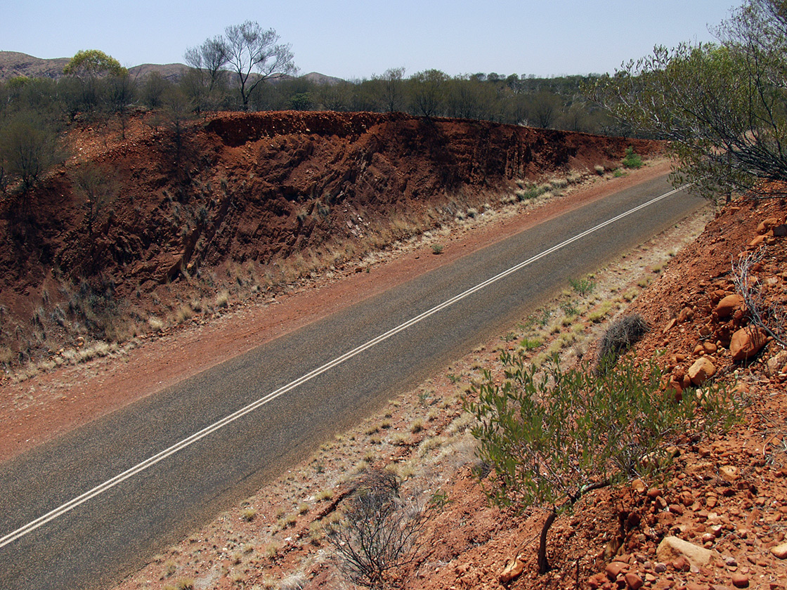 Alice Springs и окрестности, изображение ландшафта.