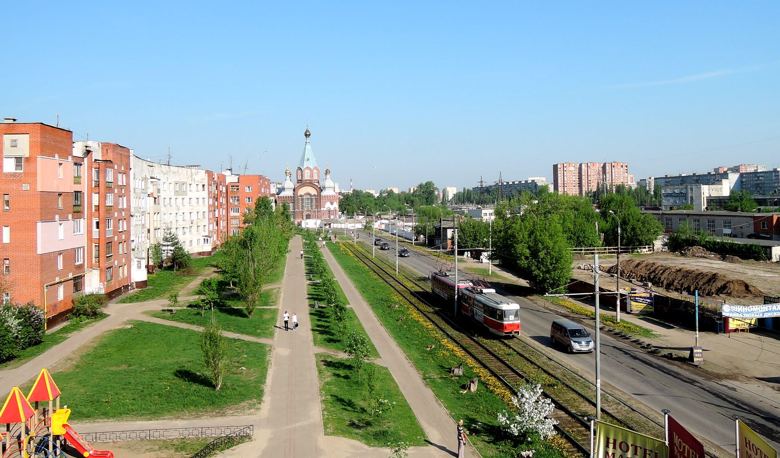 Нижний Новгород, изображение ландшафта.