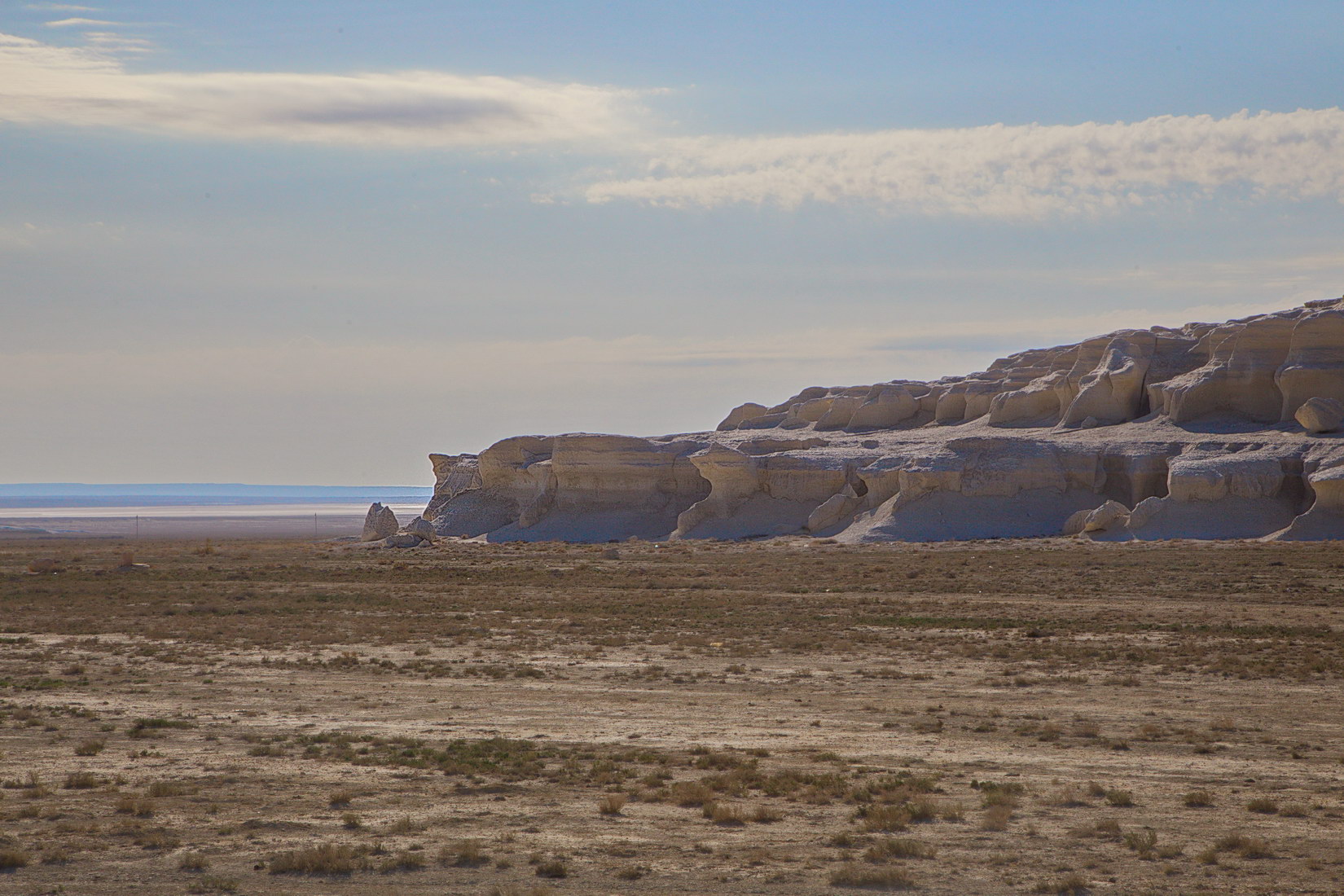 Западный чинк плато Устюрт, image of landscape/habitat.