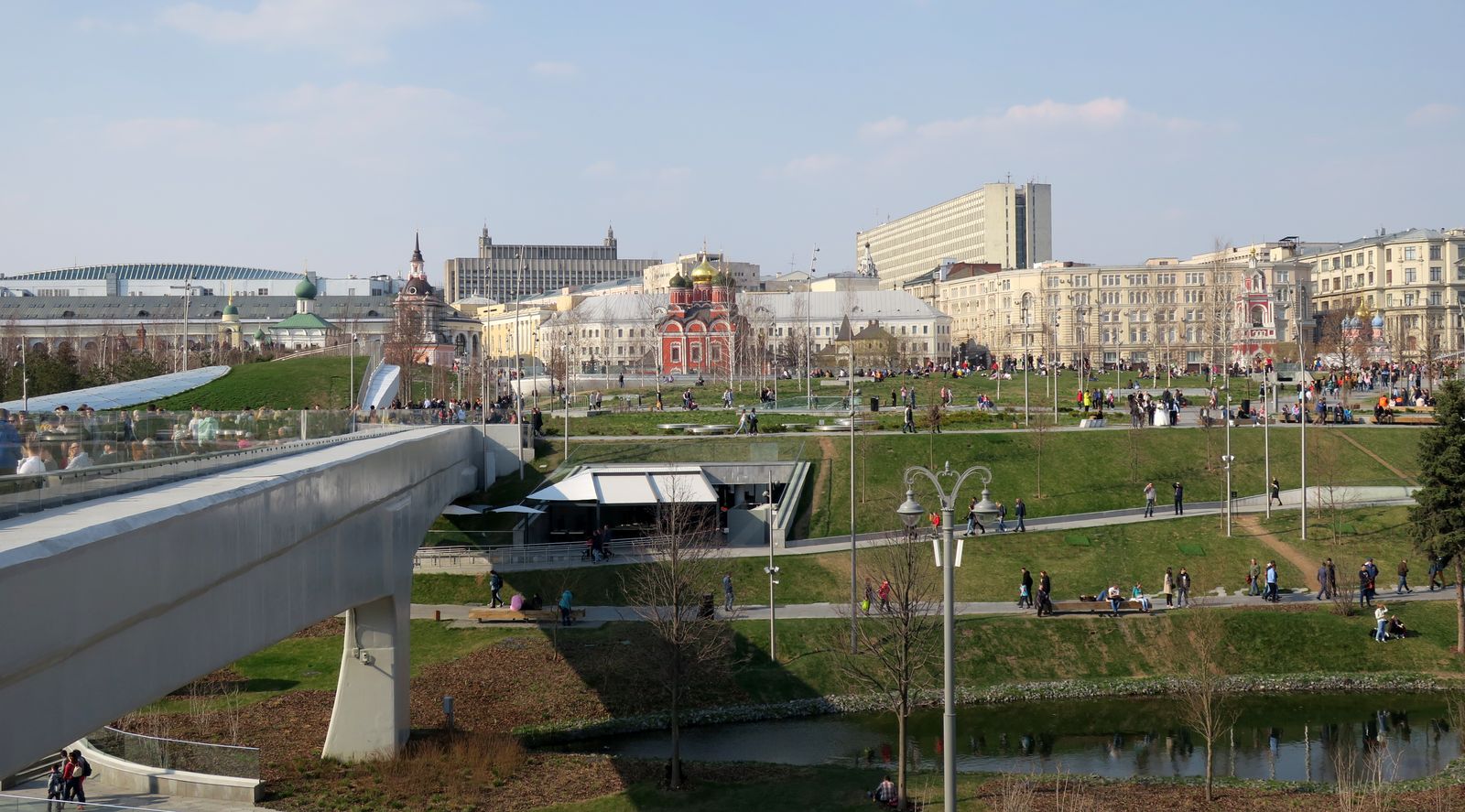 Парк Зарядье, изображение ландшафта.