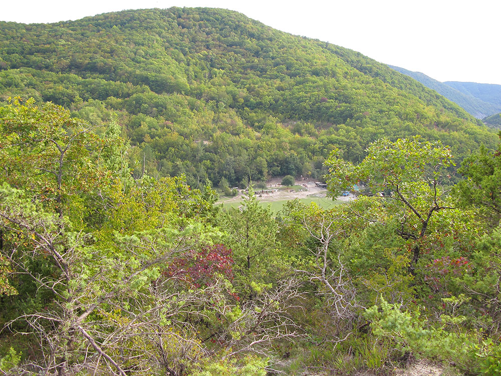 Щель Прасковеевская, image of landscape/habitat.