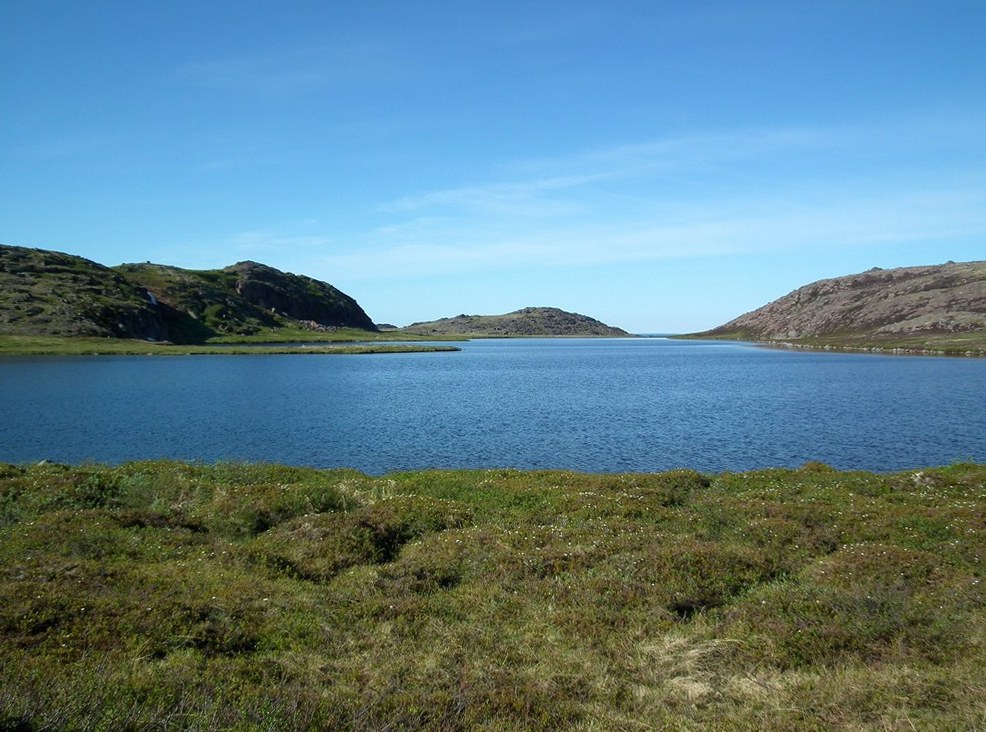 Экспериментальные озёра, изображение ландшафта.