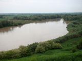 Берег Кубани в Усть-Лабинске, image of landscape/habitat.