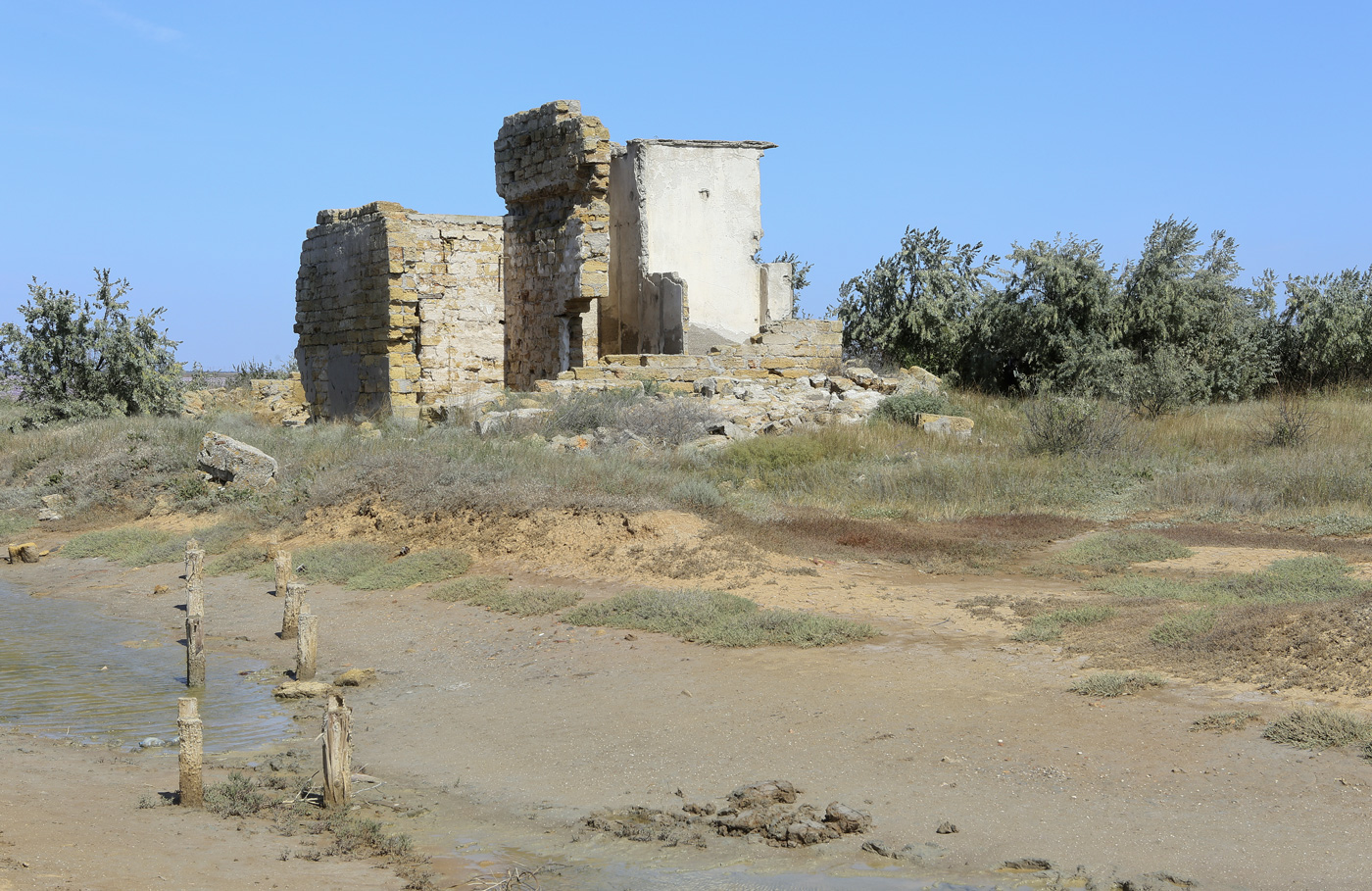 Окрестности озера Сасык, image of landscape/habitat.