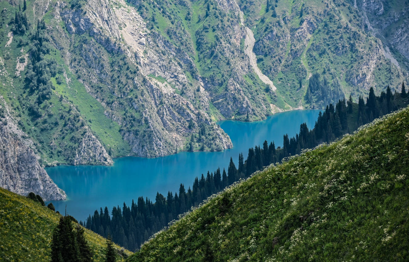 Озеро Сары-Челек, image of landscape/habitat.