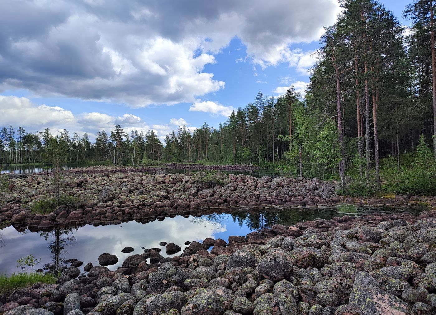 Озера Лоухенпяянламмет, image of landscape/habitat.