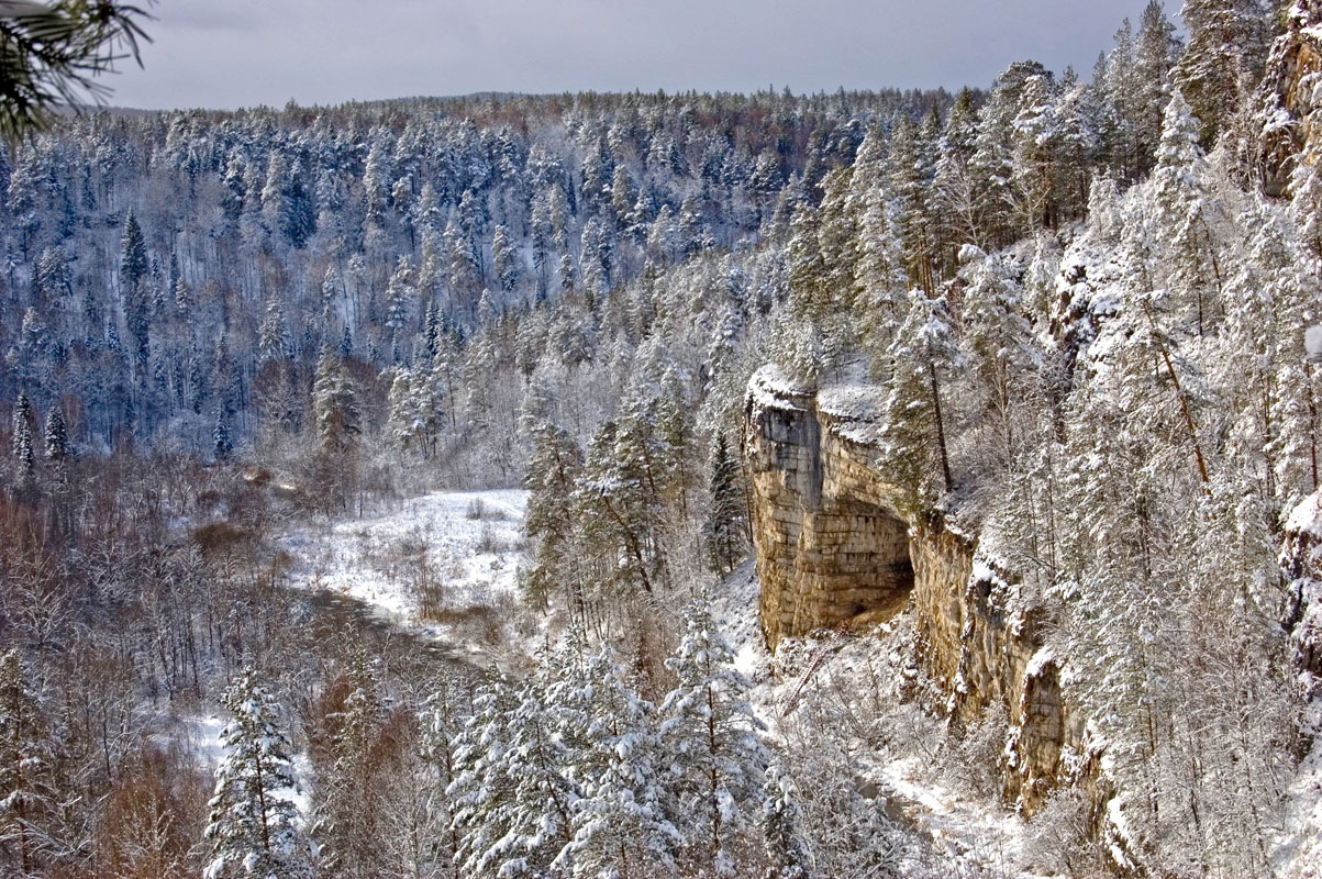 Окрестности Игнатьевской пещеры, изображение ландшафта.