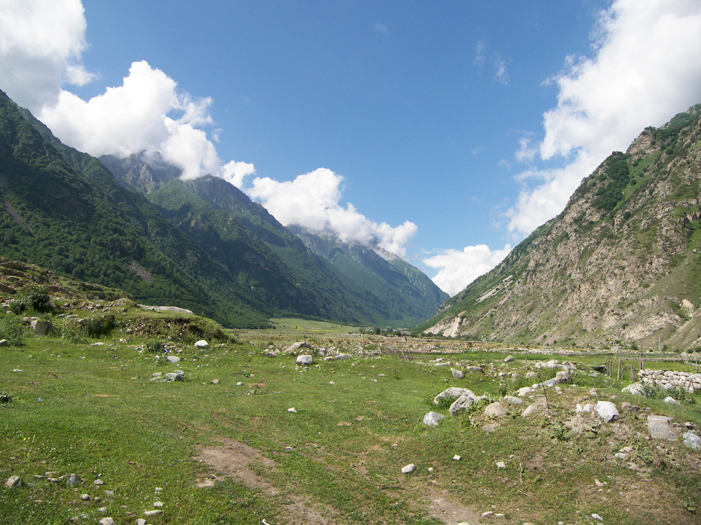 Селение Верхняя Балкария, image of landscape/habitat.
