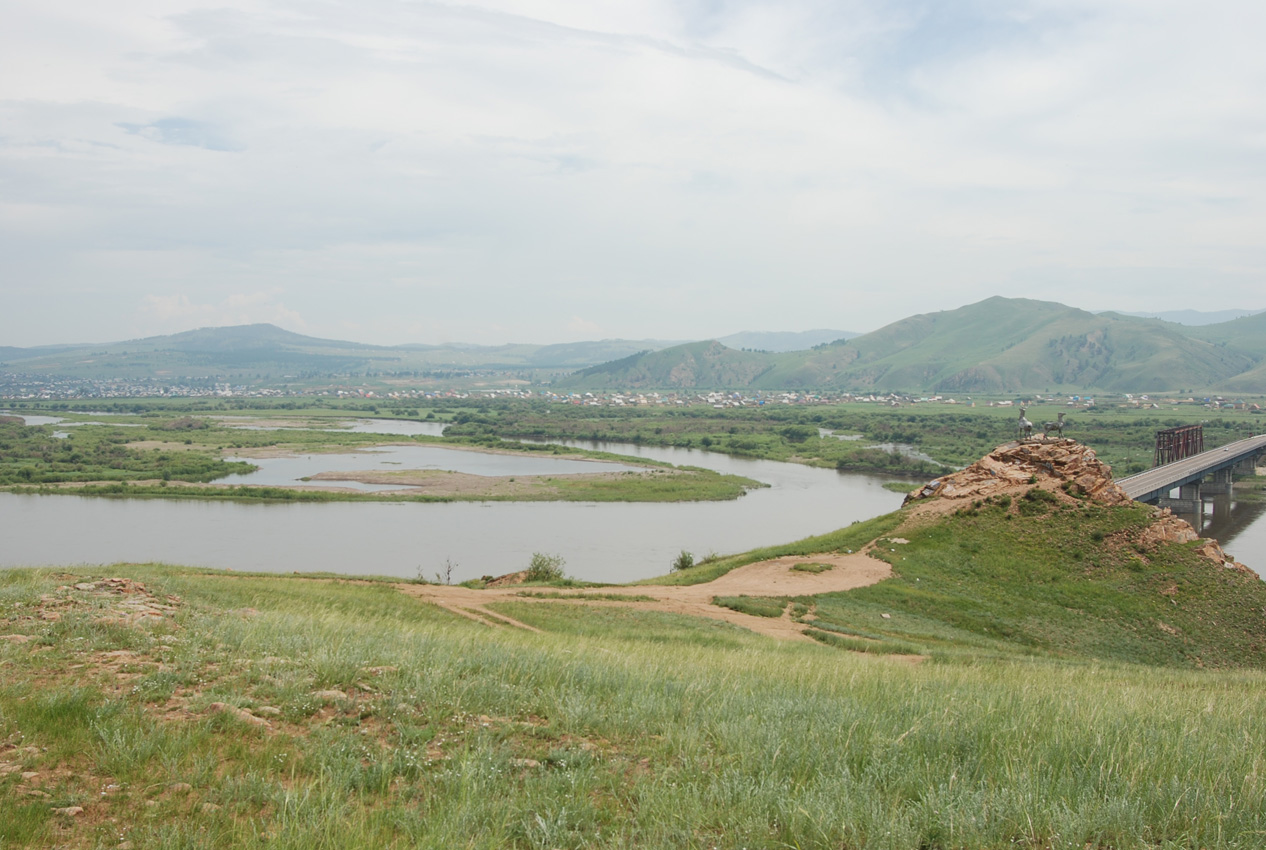 Окрестности города Улан-Удэ, изображение ландшафта.