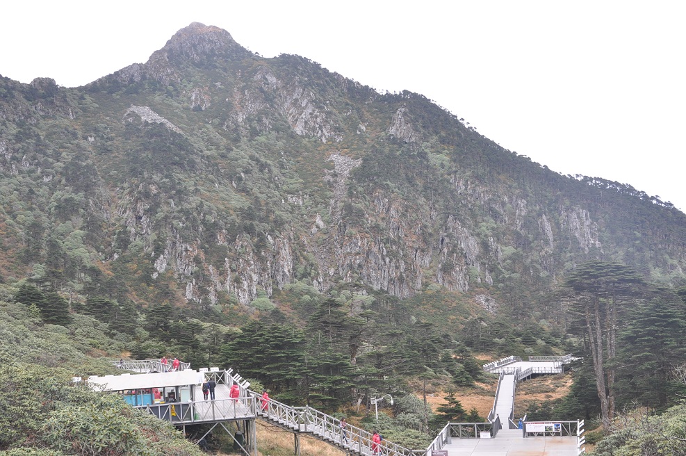 Гора Цаншань, изображение ландшафта.