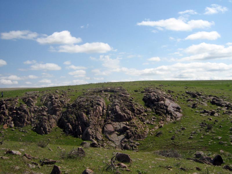 Чу-Илийские горы, юг, изображение ландшафта.