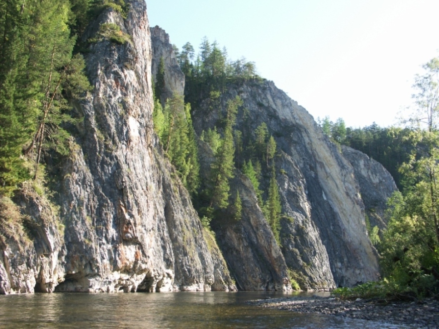 река Ивдель, image of landscape/habitat.