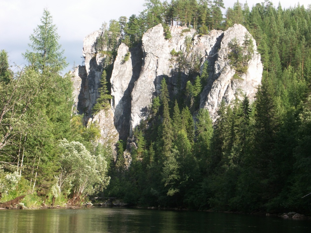 река Ивдель, image of landscape/habitat.