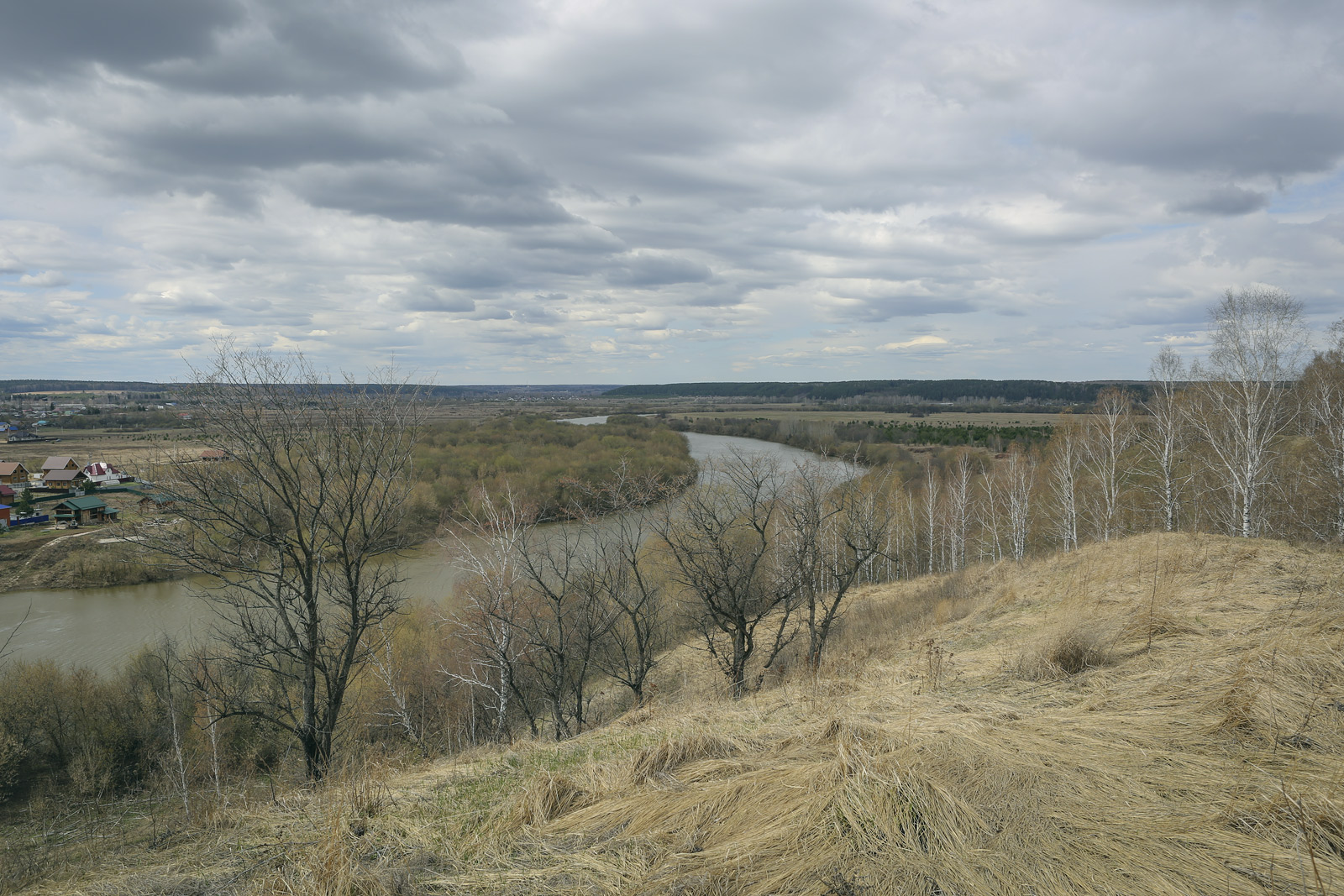 Спасская гора и её окрестности, изображение ландшафта.