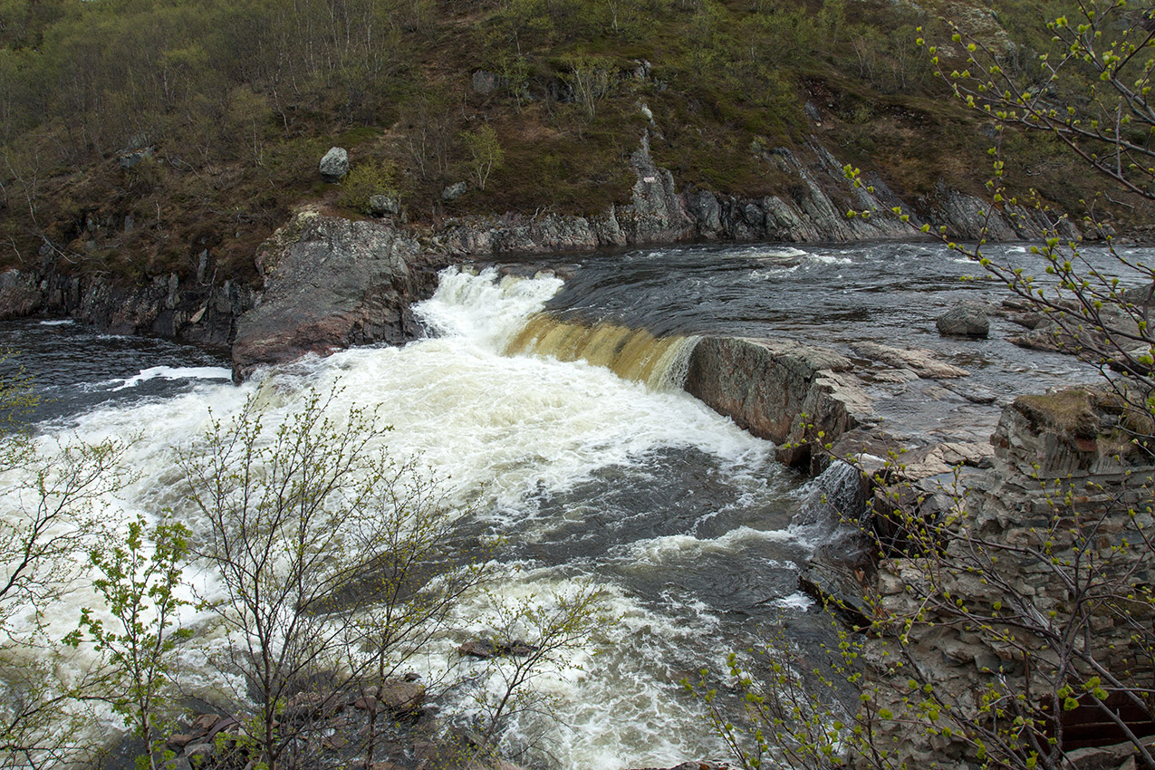 Мельничные водопады, image of landscape/habitat.